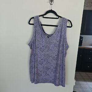 Livi Active Lavender Floral Tank Top